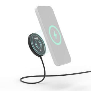 HAMA Безжично зарядно устройство Qi2, 15 W, черно,