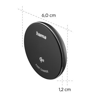 Hama Безжично Qi2 зарядно устройство, 15 W