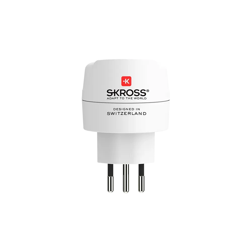 Skross универсален адаптер World to CH+IT+ Brasil, USB