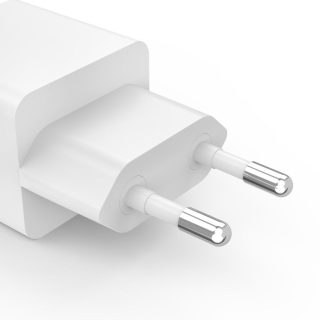 HAMA Бързо мини зарядно, 30 W, 1x USB-C, 1x USB-A, PD, бял