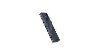 Мултипортов адаптер, RAPOO UCM-2003, 7 в 2, USB-A, USB-C, HDMI, SD/MicroSD, Черен