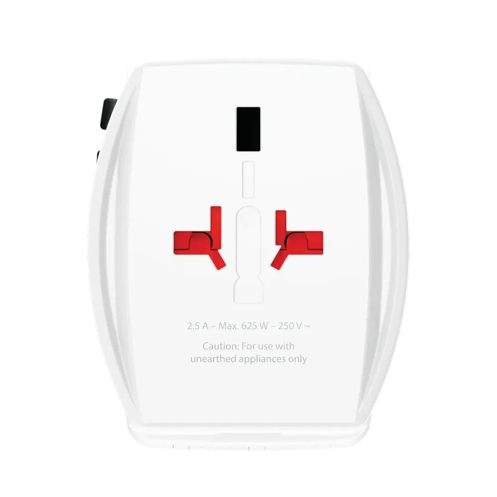 Skross универсален адаптер 220V , 30W, бял