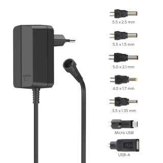 HAMA Универсално захранване, регулируемо, 1000mA, 12W, 223613