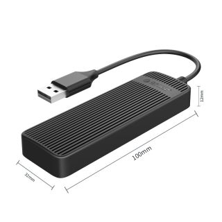 Orico хъб USB2.0 HUB 4 port White - FL02-WH
