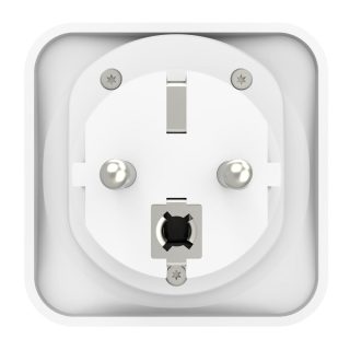 Travel Adapter тип E и F, 3-пинов, универсален, от цял ​​свят към Европа, бял