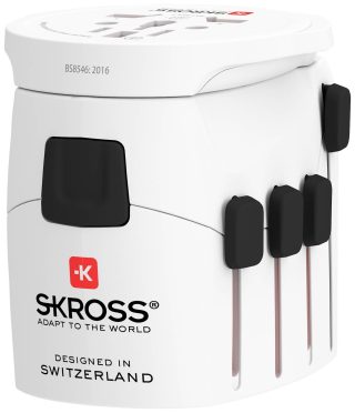 Адаптер SKROSS Pro World 1103180, Бял
