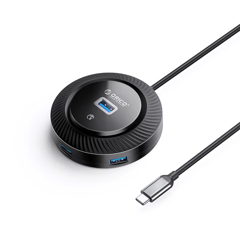 Orico хъб USB3.0 HUB Type-C - 4 x USB3.0 - YK2-C3-03-BK
