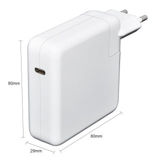 Makki зарядно за лаптоп заместител Laptop Adapter Apple - 87W TYPE-C With USB-C Cable - MAKKI-NA-AP-38