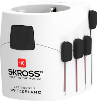 Адаптер SKROSS Pro World 1103180, Бял