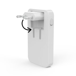 HAMA Бързо мини зарядно, 65W, 2x USB-C, 1x USB-A, PD, плоско, бяло