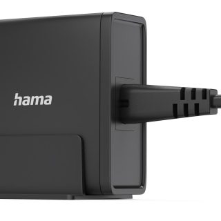 HAMA Зарядна станция 140W, USB-C, 3 порта, GaN, Power Delivery (PD)