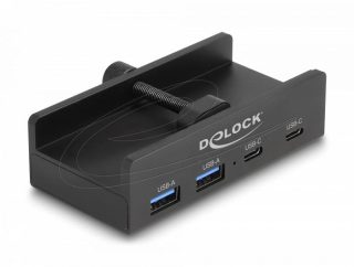 Delock USB Хъб, 4 порта, 5 Gbps, 2 x USB-A, 2 x USB-C